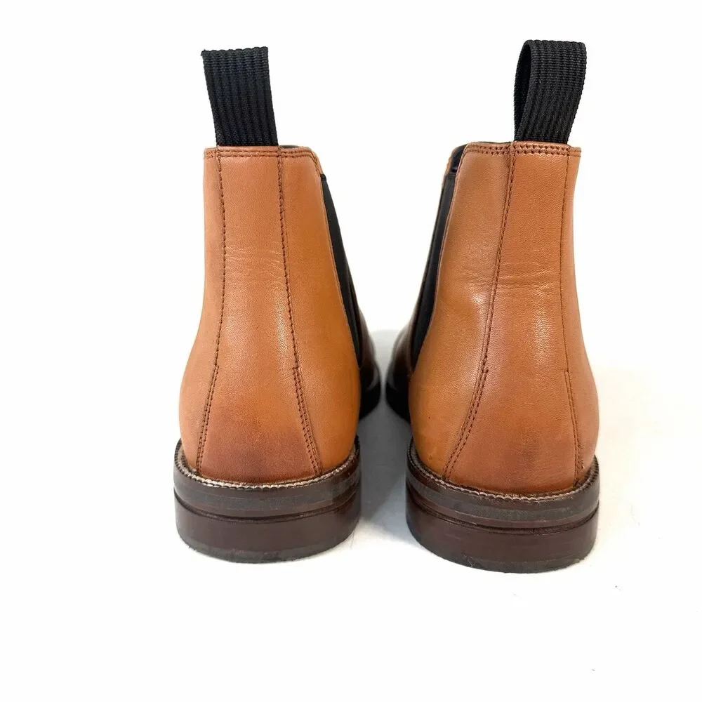 Cole Haan Wagner Grand Chelsea Cap-Toe Waterproof Boots Mesquite 9M C28637